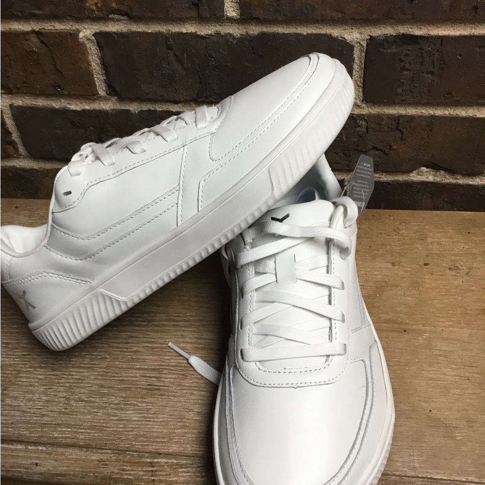 White Low-Top Leather Sneakers woman’s - Picture 14 of 14